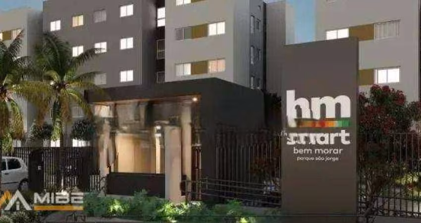 Apartamento com 2 dormitórios para alugar, 51 m² por R$ 1.430,00/mês - Parque São Jorge - Campinas/SP