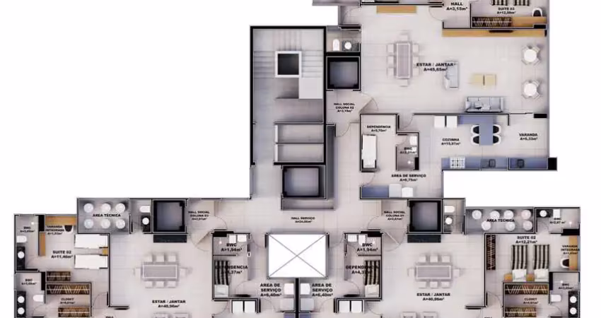 Apartamento 4 quartos - Jóquei