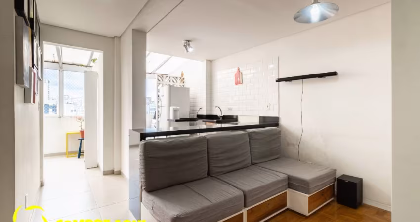 Santa Cecilia | Cobertura | 2 Quartos | Varanda | Vista Livre | 56 m².