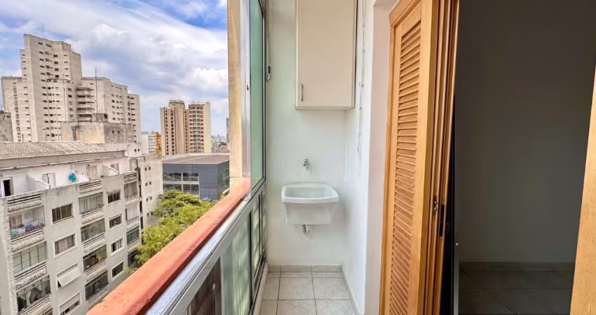 Santa Cecília | 1 Quarto | Varanda | Reformado | 46 metros