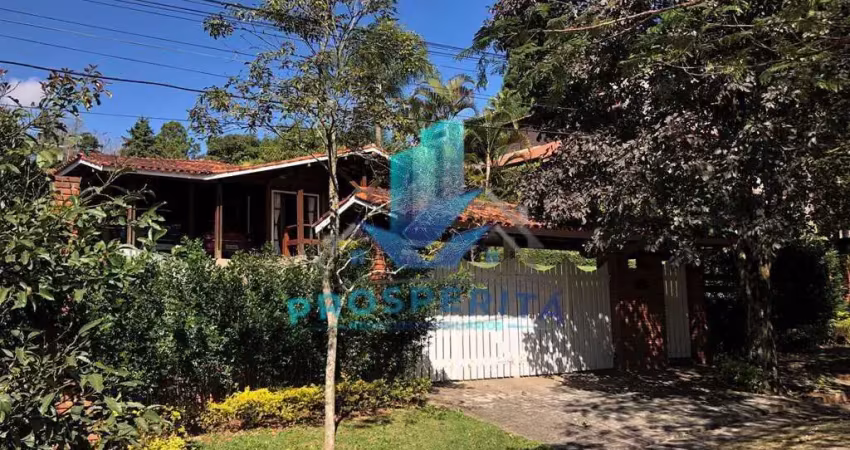 Condominio Granja II - Gleba 4 e 5 - Casa de Madeira Térrea CASEMA, 3 suítes, piscina, gourmet + edícula, 1000mts de terreno