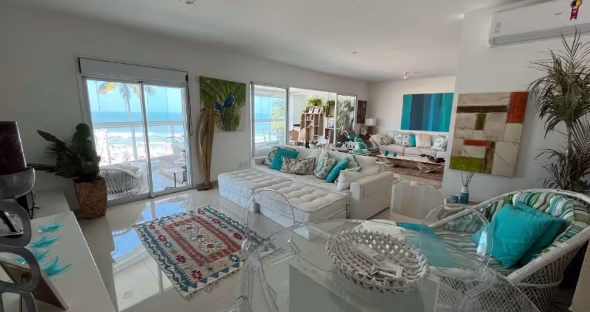 Apartamento Porteira fechada de Alto Padrão Frente ao Mar no Guarujá – 3 Vagas e Lazer Completo
