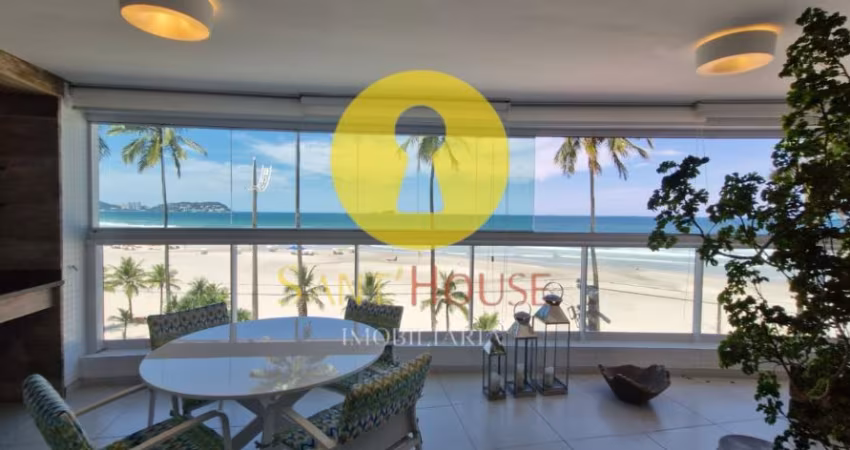 Locação Anual  Apartamento Alto Padrão Frente ao Mar, Mobiliado