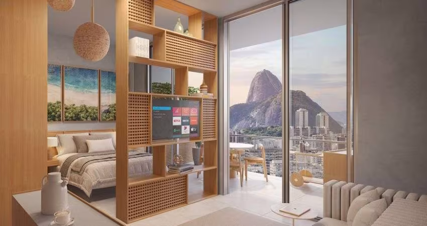 Apartamento para venda possui 37 metros quadrados com 1 quarto em Humaitá - Rio de Janeiro - RJ