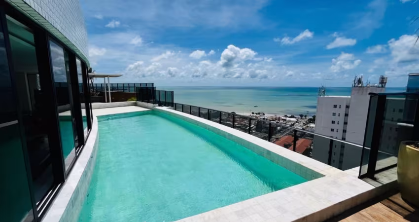 O Luxo de uma Cobertura em Tambaú com vista definita para o Mar!!!