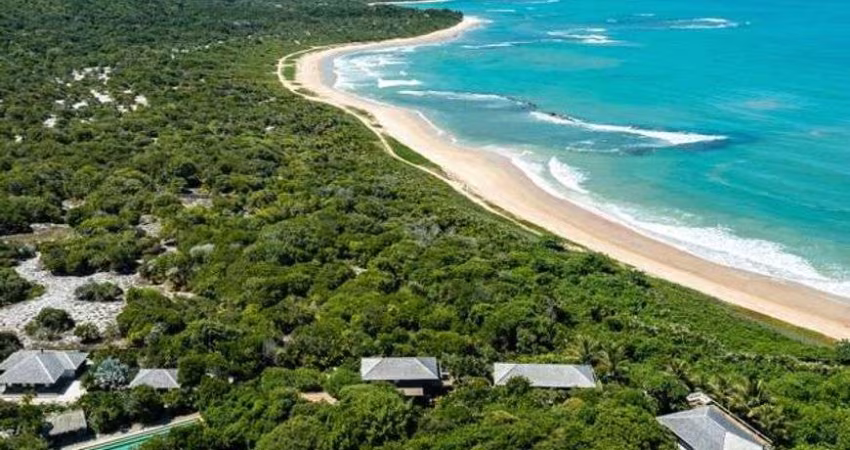 Terreno pé na areia na Praia de Itapororoca, Trancoso
