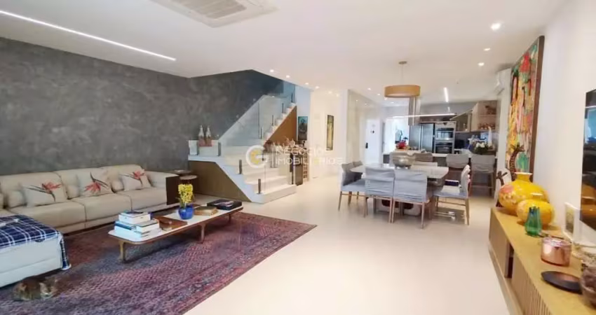 Casa em condomínio para venda em rio de janeiro, barra da tijuca, 3 dormitórios, 2 suítes, 5 banheiros, 3 vagas
