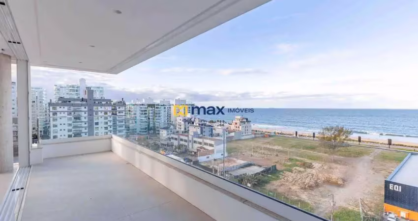 Alto padrão com linda vista para o mar, 3 suítes, praia brava, itajaí