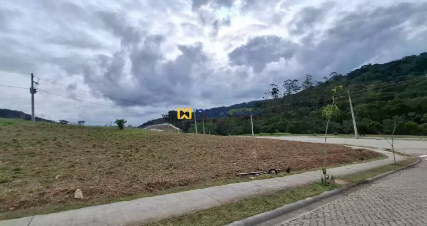 Excelente terreno em condomínio fechado, 200 m², rio do meio, itajaí