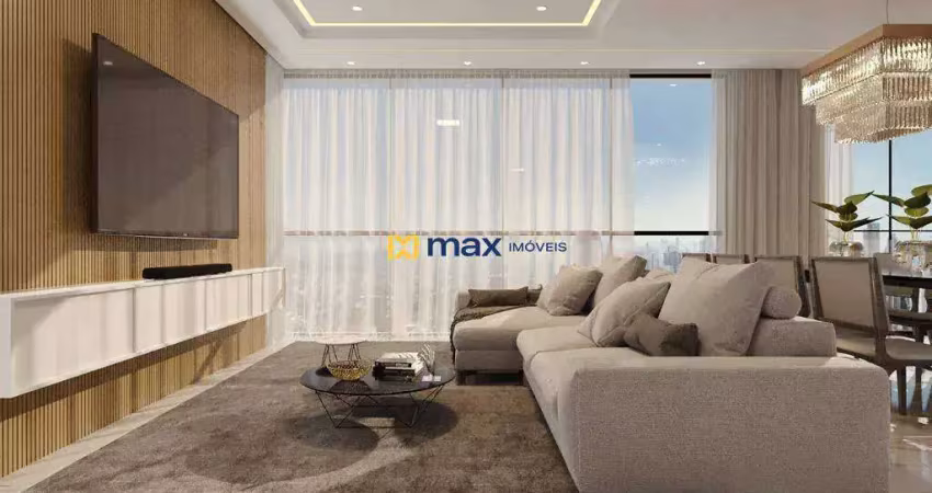 Lançamento: apartamento com 4 suítes, espaço gourmet e 3 vagas. centro de balneário camboriú