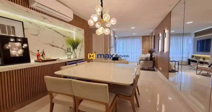 Excelente apartamento mobiliado com 3 suítes à venda, praia brava, itajaí