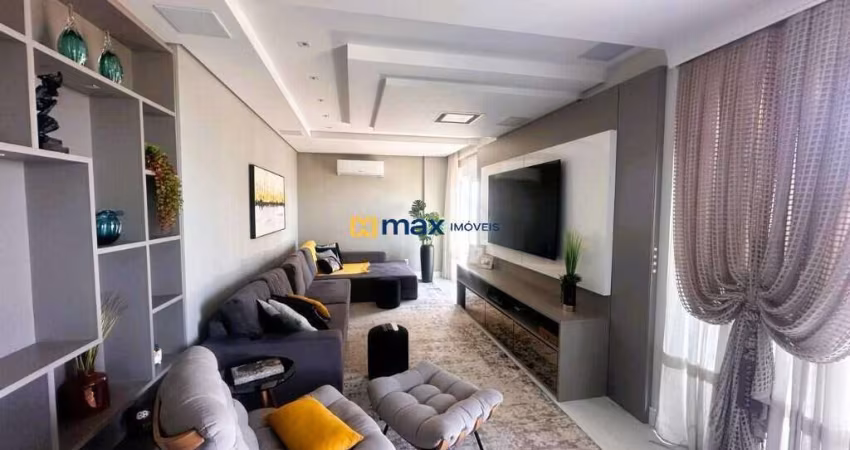 Amplo apartamento finamente mobiliado com 3 suítes e vista mar, Fazenda, Itajaí