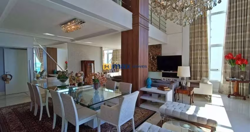 Apartamento com pé direito duplo padrão EMBRAED vista mar Centro, Baln. Camboriú