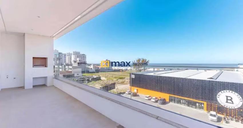 Alto padrão com linda vista para o mar, 4 suítes, praia brava, itajaí