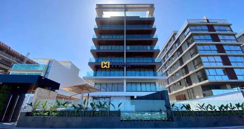Apartamento frente mar com 4 suítes, Praia Brava, Itajaí