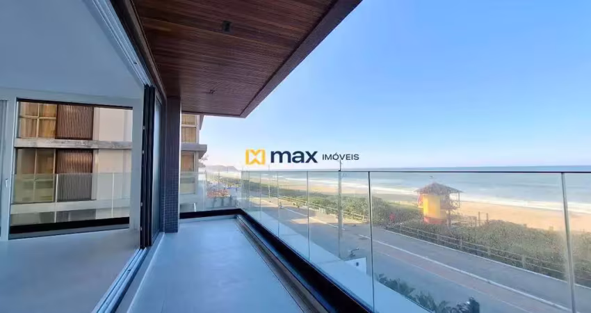 Apartamento frente mar com 4 suítes, praia brava, itajaí