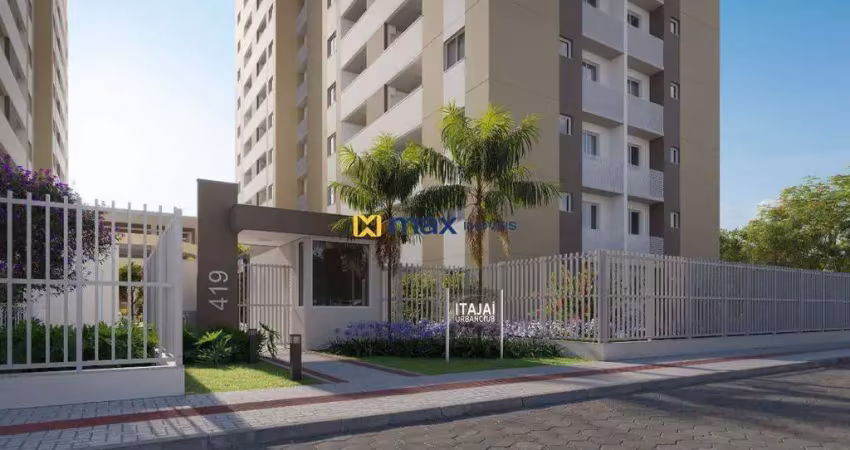 Excelente apartamento com 2 quartos á venda no bairro cordeiros em itajaí