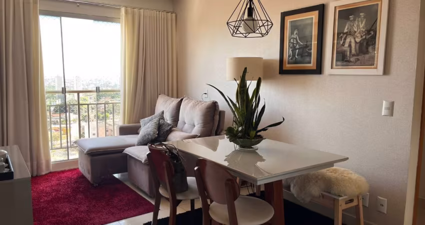 Apartamento 2 quartos mobiliado, com armários, Parque Amazônia, lazer completo