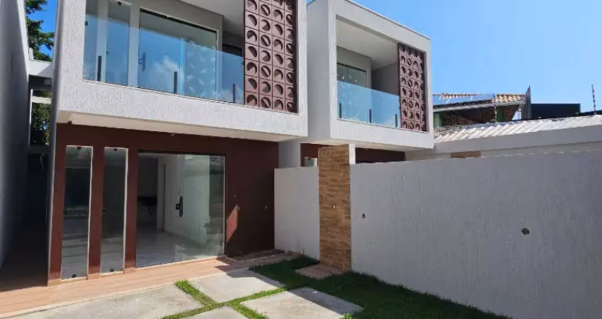 Casa duplex 3 suítes- fora de condomínio, localizada em lauro de freitas-ba, no bairro de pitangueiras.