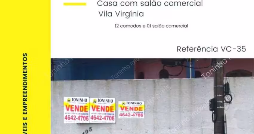 Casa à venda na Vila Virgínia, Itaquaquecetuba 
