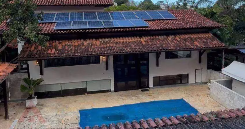 Casa de luxo com 4 quartos à venda em itaipu – niterói | condomínio fechado de alto padrão com elevador panorâmico e energia solar