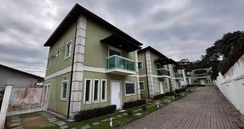 Venda de casa em condomínio fechado em mata paca, niterói  130m² com suíte, closet e escritório