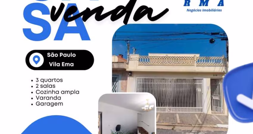 Sobrado para Venda em São Paulo, Vila Ema, 3 dormitórios, 3 banheiros, 3 vagas