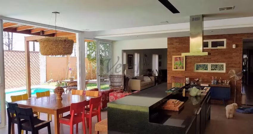 Casa em condomínio fechado com 4 quartos à venda na Avenida Alaôr Faria de Barros, 1371, Loteamento Alphaville Campinas, Campinas