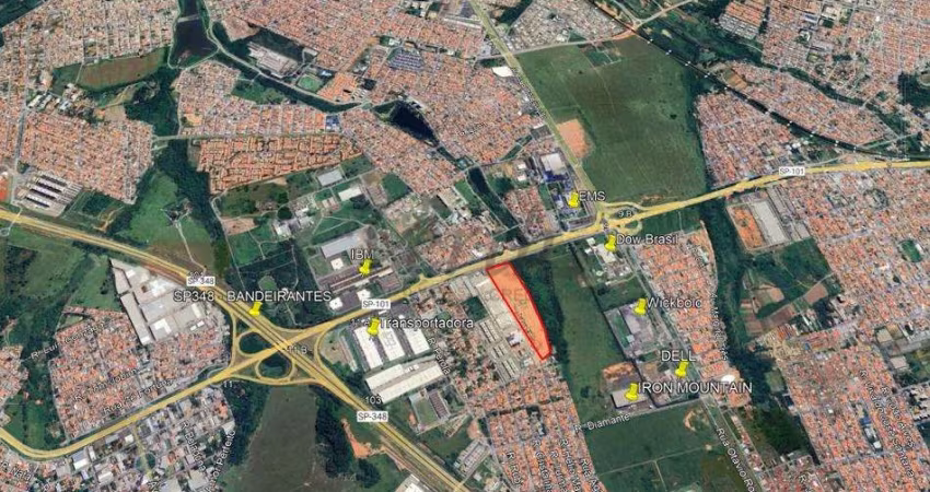 Terreno comercial à venda no Parque Olívio Franceschini, Hortolândia 