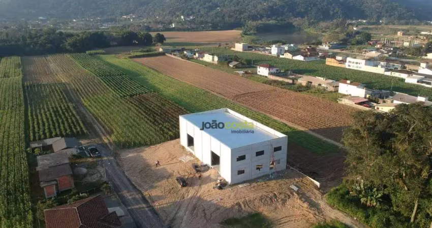 Galpão para alugar, 595 m² - sul do rio - santo amaro da imperatriz/sc