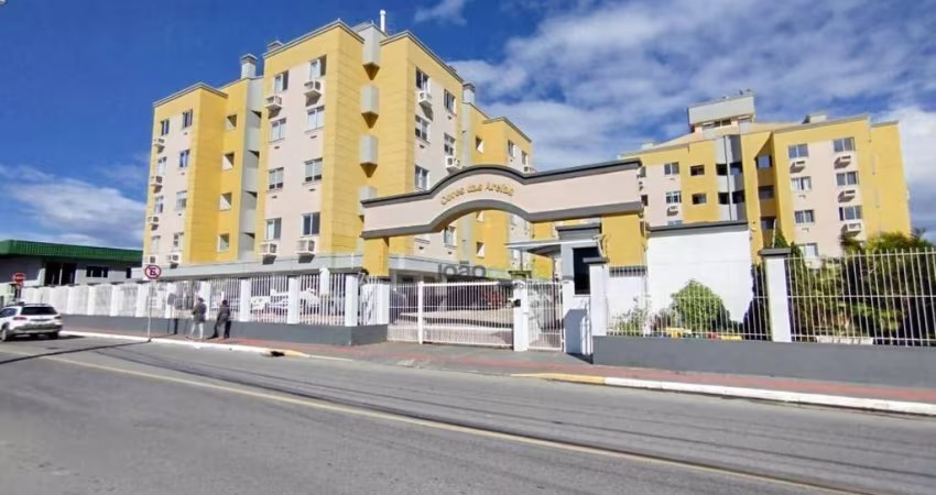 Apartamento com 2 dormitórios para alugar, 52 m²- Areias - São José/SC