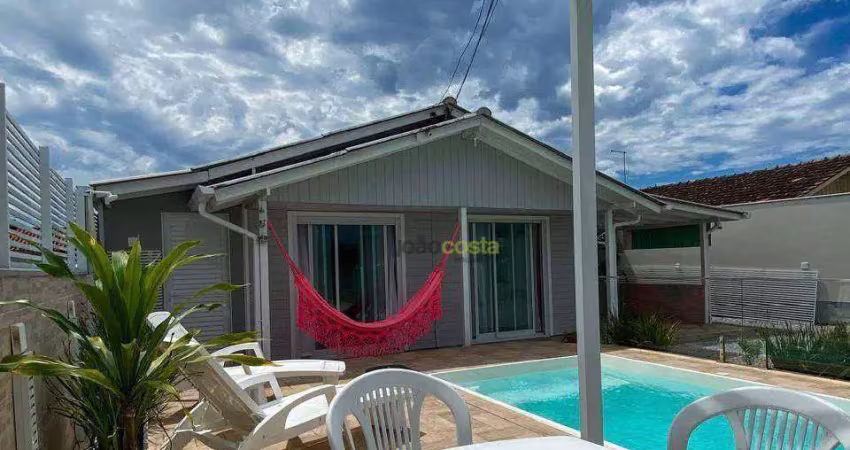 Casa com 4 dormitórios para alugar, 90 m² - Praia Do Meio (Ens Brito) - Palhoça/SC