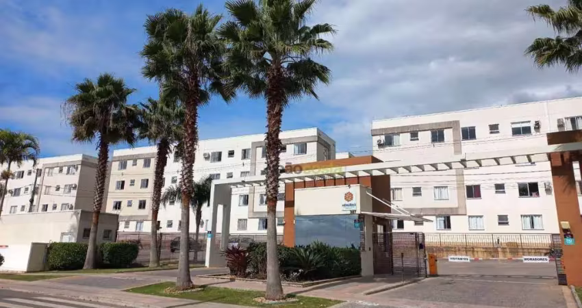 Apartamento com 2 dormitórios para alugar, 43 m², bela vista - palhoça/sc