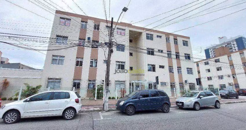 Apartamento com 2 dormitórios para alugar, 41 m² - campinas - são josé/sc