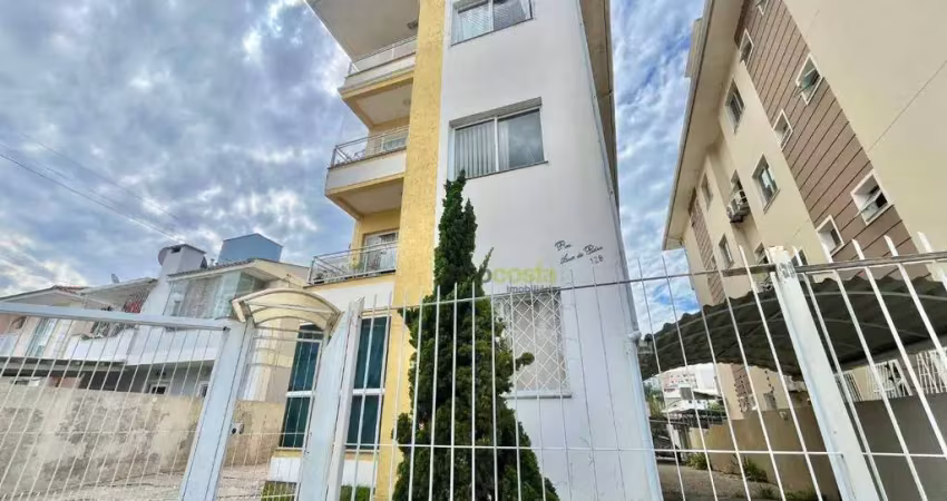 Apartamento semimobiliado com 2 dormitórios para alugar, 55 m² - pagani - palhoça/sc