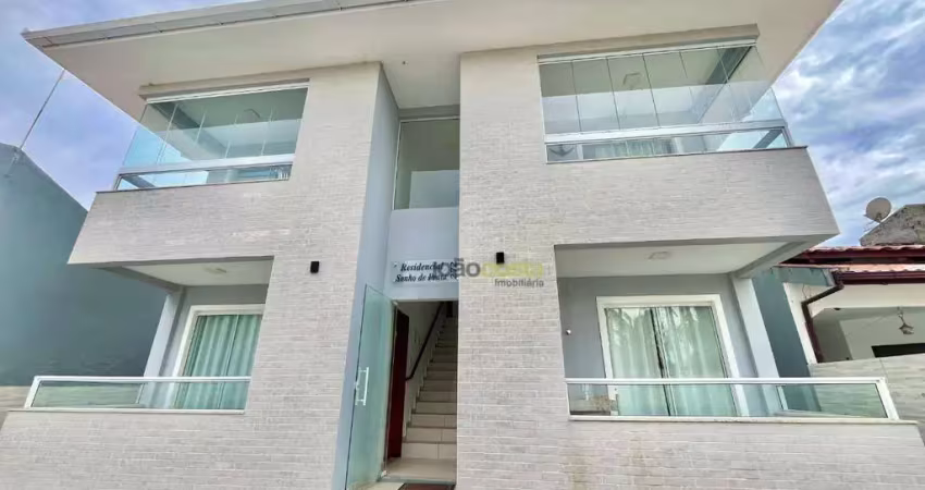 Apartamento semimobiliado com 3 dormitórios à venda, 110 m² - praia do sonho (ens brito) - palhoça/sc
