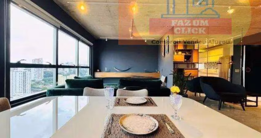 Vende ou Aluga Loft Mobiliado com Estilo - 70m&#178; - &#211;timo design