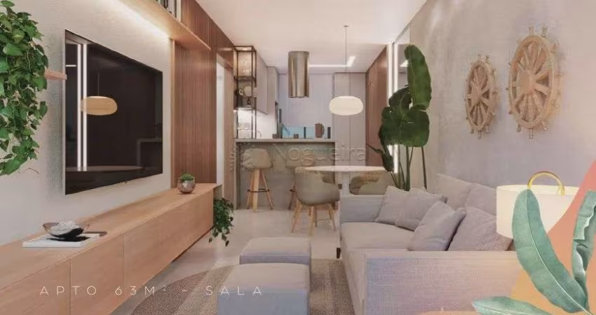 Imóvel para venda possui 63 metros quadrados com 2 quartos em Praia do Cupe - Ipojuca - PE