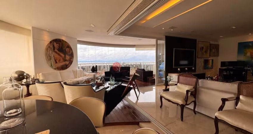 Apartamento com  vista panorâmica 297 m² , 3 suítes, varanda gourmet, 6 vagas- Jardim Anália Franco