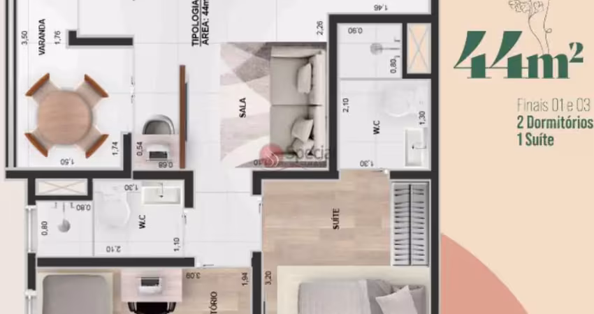 Apartamento de 44 metros na Vila Matilde - Pré Lançamento.