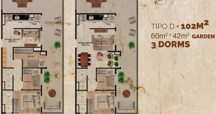 Pré lançamento apartamento de 102 metros na Vila Ema.