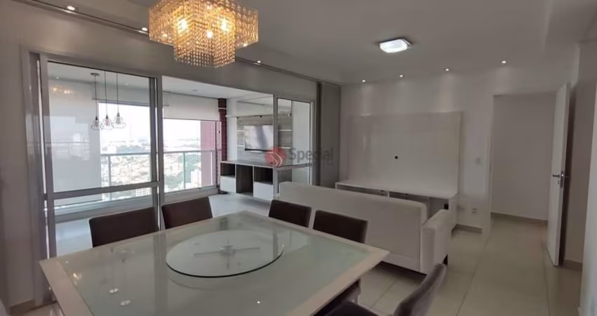 Apartamento no Tatuapé com 137 metros, varanda gourmet, 3 suítes e 3 vagas.