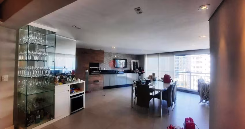 Apartamento Mooca de 122 m². Terraço gourmet!