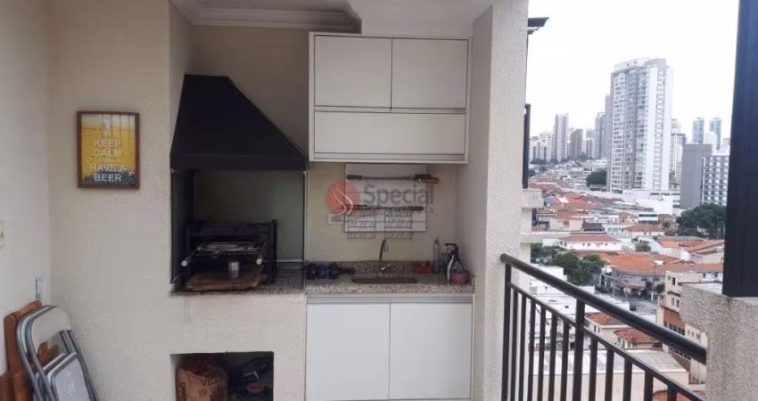 Cobertura a venda com 3 suítes, amplas salas, 3 vagas . 171 m²  - Tatuapé - São Paulo/SP