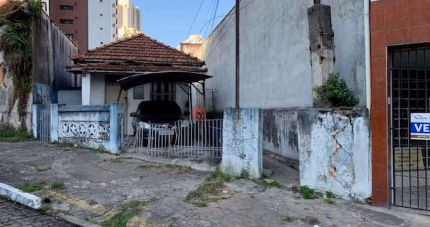 Terreno com duas moradias  antigas para venda no Anália Franco.