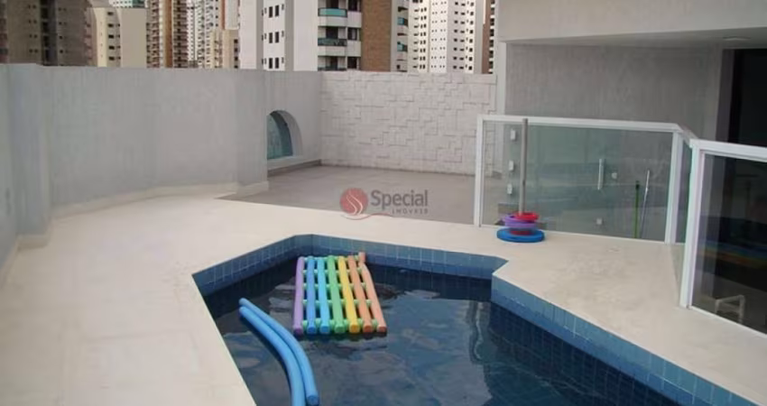 Cobertura  à venda, 208 m2,  3 quartos, 1 suíte, piscina e churrasqueira  e 3 vagas