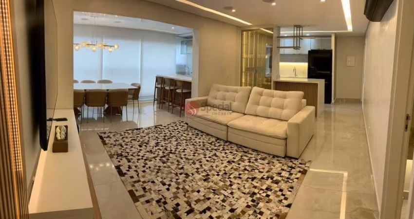 Apartamento no Tatuapé de 114m², 3 suítes, cozinha americana, varanda gourmert,  2 vagas .