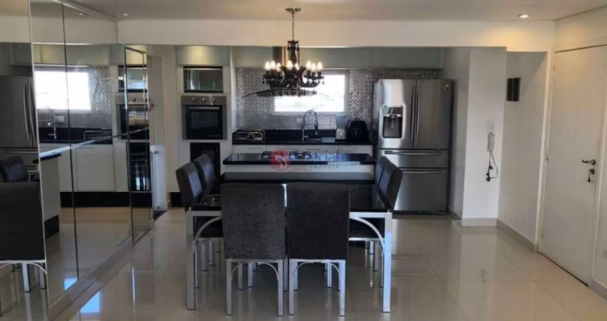 Apartamento no Tatuapé com 95 m², 3 dormitórios, mobiliado. 1 vaga , andar alto.