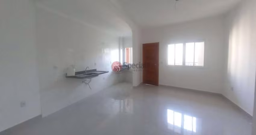 Apartamento novo 51,39 m², 2 quartos, sala, cozinha e banheiro