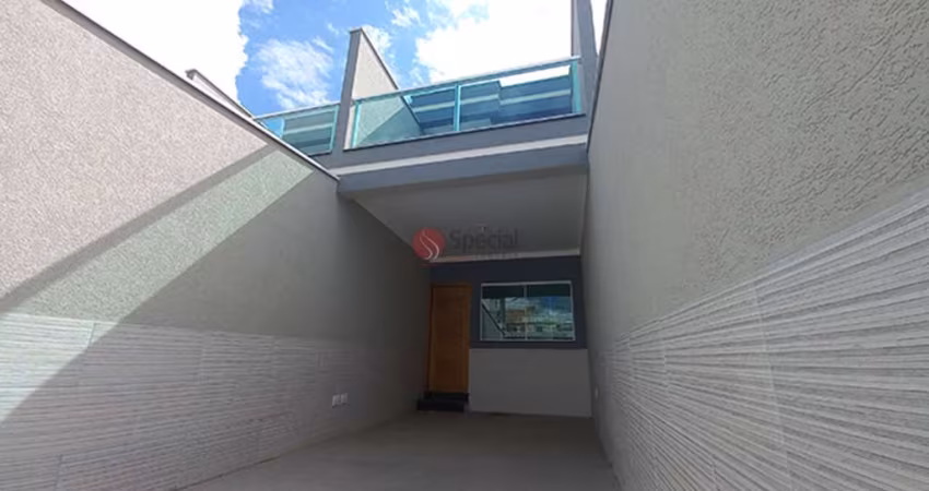 Sobrado novo com 105m²  3 dormitórios, 1 suíte, 2 vagas, espaço gourmet
